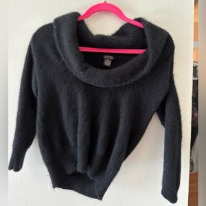 Prague Contemporary Cashmere Cowl Neck Sweater Size XL